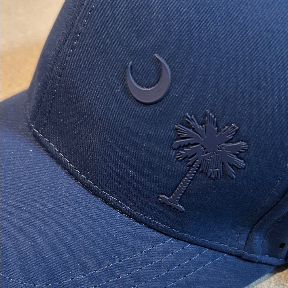 Freestyle Midnight Blue - SnapBack Folly Beach SC Baseball Style Cap w/Palmetto